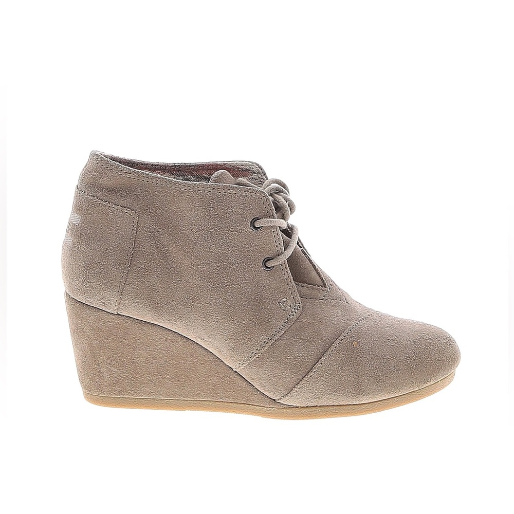 Toms wedged booties